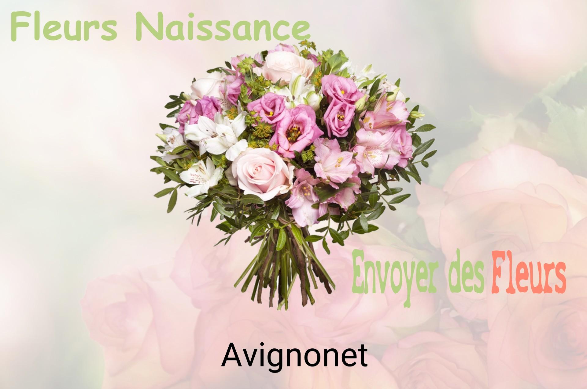 Bouquet de fleurs de naissance livré à Avignonet